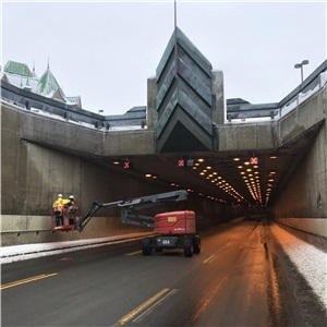 Inspection d'un Pont-tunnel, Ville de Québec